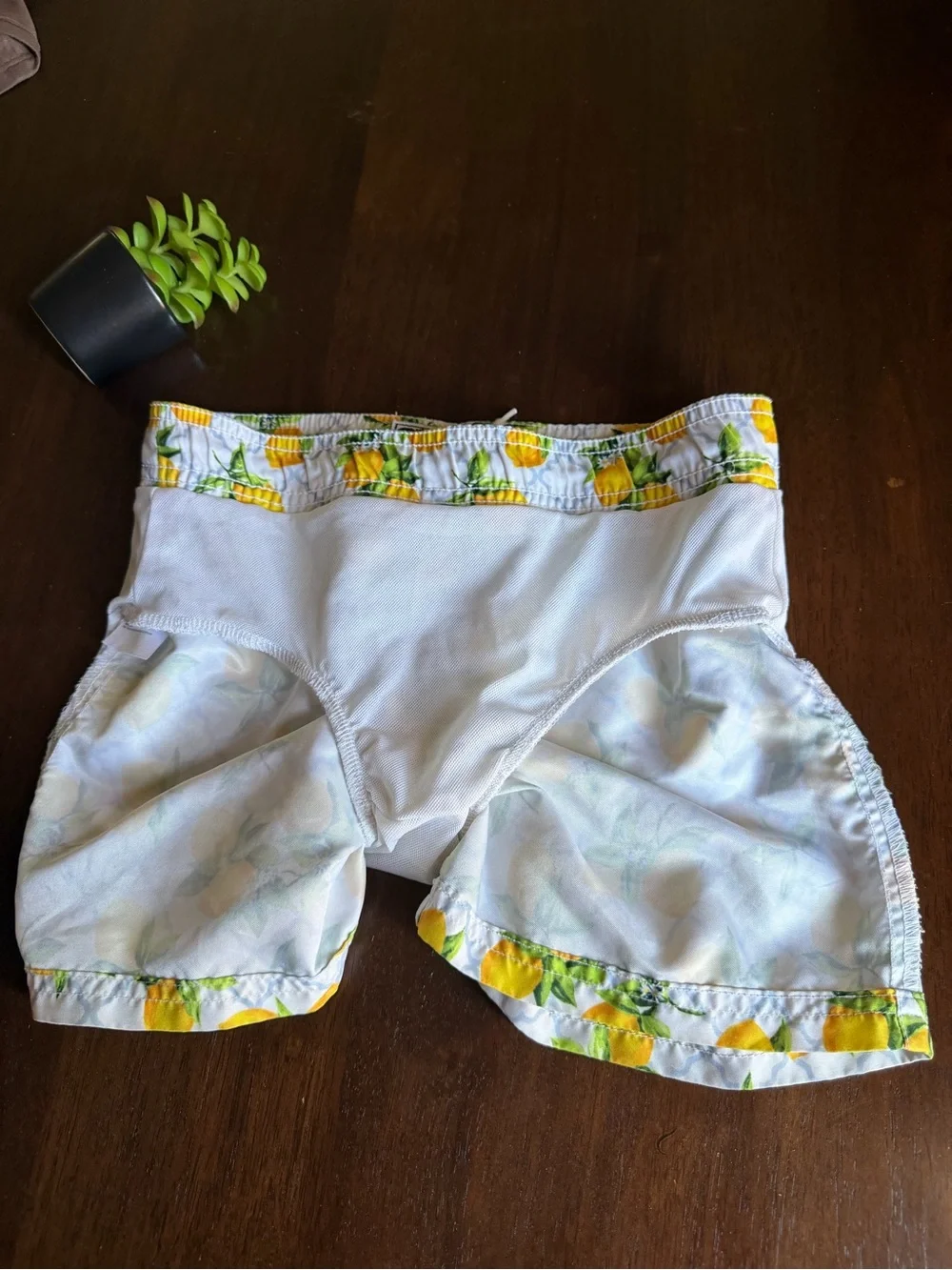 Janie And Jack Lemon Print Swim Trunks Short Size 5